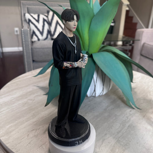 3D K-pop  🍪 Realistic Statue — Hand Painted 12.2 Inches