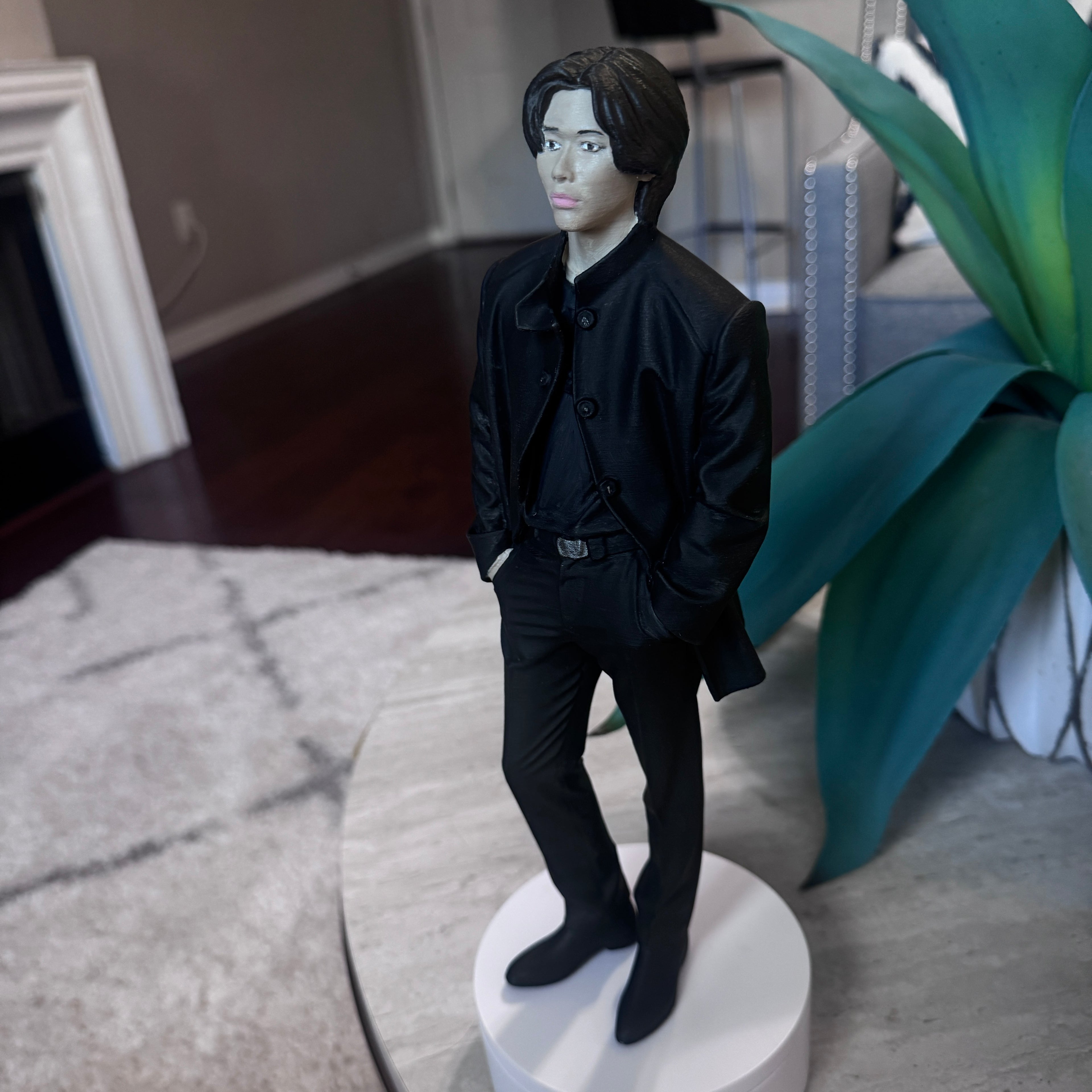 🐱/🛘/🍊Realistic Kpop 3d printed figure hand painted 12.2 inches